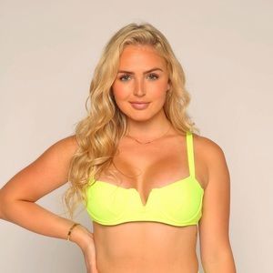 Bailey Yellow Bikini Top